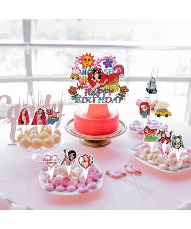 37 Pcs Manana Sera Bonito Cake Topper and Cupcake Toppers Set Manana Birthday Party Supplies for Karol G Birthday Decorations - Buy Online on GoSupps.com