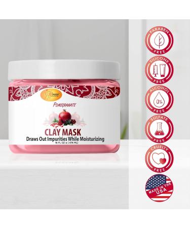 Buy Spa Redi Pedi Clay Mask (Pomegranate) - 16 oz | International Shipping Available - Buy Online on GoSupps.com