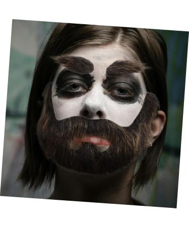 FOMIYES 4 Sets Beard Dress up Jesus Beard Wizard Beard Full Beard Mustache Beards for Costumes Plush 20.00X13.00X0.50CMx4pcs Multix4pcs - Buy Online on GoSupps.com