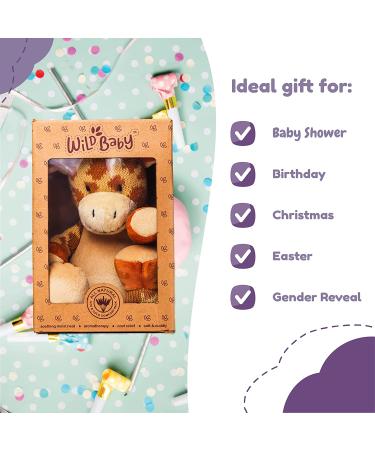 WILD BABY Giraffe Stuffed Animal - Microwavable Plush Pal with Lavender Scent for Babies and Kids - Buy Online on GoSupps.com