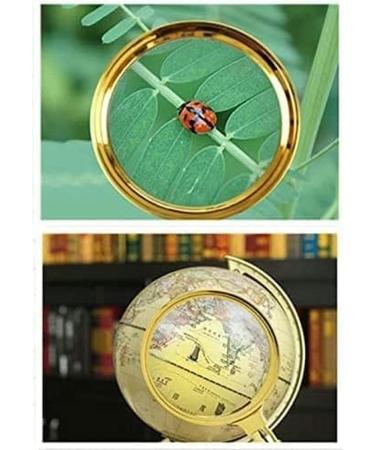 Portable Magnifiers 10X Metal Engrave Flower Handheld Magnifier Optical Lens Detachable Reading Loupe Full of Stars - Buy Online on GoSupps.com