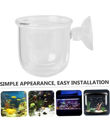 POPETPOP 1pc Red Worm Feeder Glass Terrarium Terrariums Fish Tank Dish Tray Fish Food Feeder Crawl Lipstick 6X4.5CM White - Buy Online on GoSupps.com