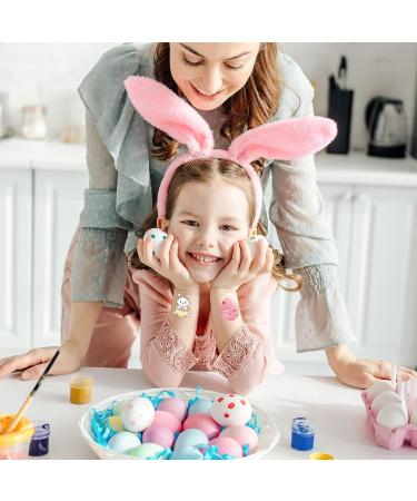 Easter Bunny Temporary Tattoos for Kids - 140Pcs Party Favor Stickers - Buy Online on GoSupps.com