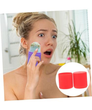 Buy Balacoo Silicone Ice Face Roller & Eye Massager - Ice Roller Holder & Molds for Radiant Skin - Beauty Facial Massager 11x5.5 CM Red - International Shipping Available - Buy Online on GoSupps.com