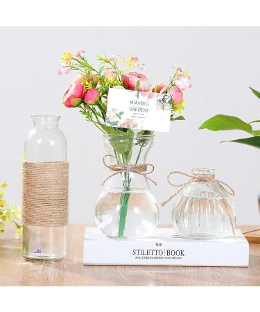 TKOnline 180 Pieces Plastic Floral Picks Transparent Fork Shape Flower Picks Card Holders for Cards  Photos  Floral Arrangement  Weddings  Parties  Home Decor(9.4 Inch and 12.2 Inch) - Buy Online on GoSupps.com