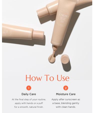 CHICHO Sheer Glow BB Cream 93% Herbal Base Chamomile Flower - Korean Makeup Redness Coverage for Acne Prone Sensitive Skin Vegan Non-Comedogenic Pore Concealer 1.01 fl.oz. - Buy Online on GoSupps.com