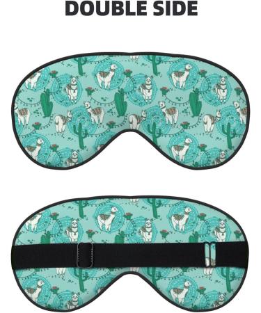 Boho Adjustable Alpaca Sleep Mask | Double-Sided Soft Eye Covers for Perfect Shading & Eye Edema Relief - International Shipping Available - Buy Online on GoSupps.com