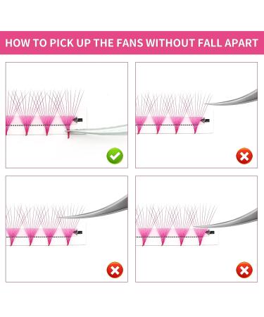 240pcs 12 Color 10D 13mm Colored Lash Extensions | D Curl Professional Premade Fans Eyelash Extensions | Vibrant Individual Lashes - Buy Online on GoSupps.com