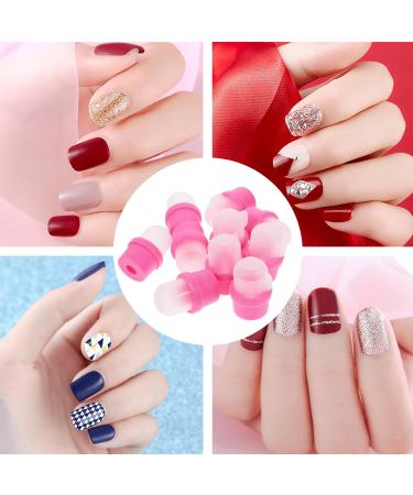 OSALADI 20 Pi ces Dissolvant pour Vernis Ongles en Silicone Capuchons de Trempage R utilisables Outil Polyvalent pour Retirer Vernis Gel et Colle Manucure Domicile et Salon - Buy Online on GoSupps.com