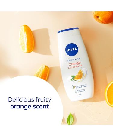 NIVEA Orange & Avocado Oil Body Wash 3x500ml - Buy Online on GoSupps.com