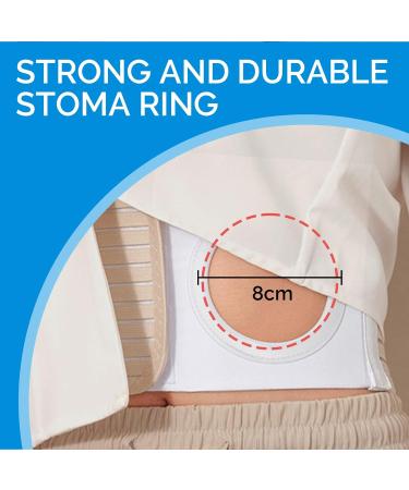 Ostomie Belt - Unisex Stoma Bond & Elastic Hernia Support | Breathable Stoma Tandage | Available in 4 Sizes | International Shipping - Buy Online on GoSupps.com