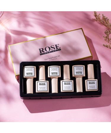 ZYRAH ROSE Color Changing Gel Nail Polish Kit - 6 Temperature Changing Glitter Colors - Long-Lasting Soak Off Gel Polish Set for Women - Buy Online on GoSupps.com