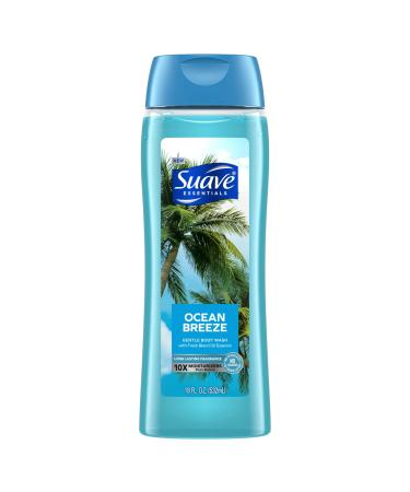 Suave Essentials Body Wash Ocean Breeze (Pack of 4)
