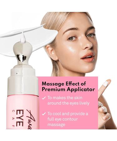 Beaueli Caffeine Eye Cream with Hyaluronic Acid & Niacinamide | Anti Aging, Dark Circles & Puffiness | Korean Under Eye Treatment 0.7 fl. oz - Buy Online on GoSupps.com