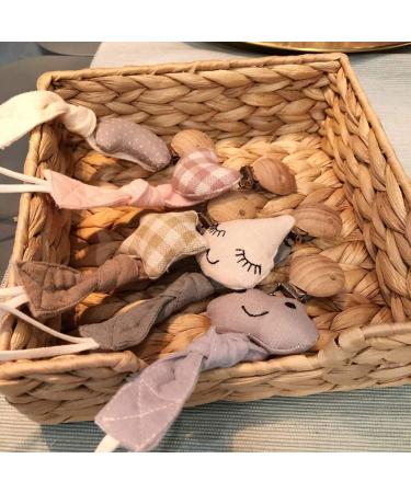 Premium Baby Cotton Pacifier Chain & Clips - Teething Holder for Infants | International Shipping Available - Buy Online on GoSupps.com
