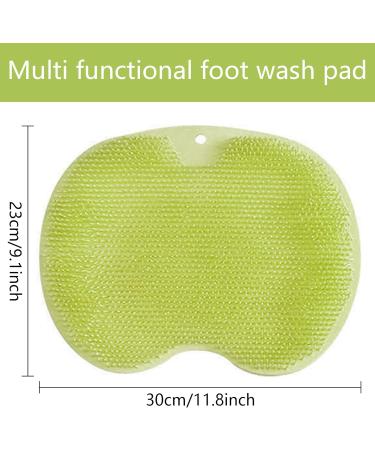 Shop Foot Brush for Shower - Non-Slip Silicone Pad for Tired Feet Relief | Footwear Cleaning & Massaging Solution - Buy Online on GoSupps.com