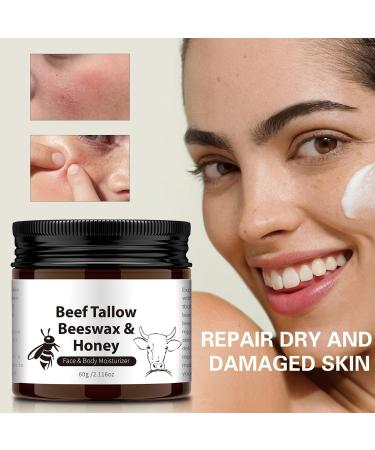 Suet Honey Emollient Cream 60g Suet Face Moisturizer Cream Suet Honey Emollient Face Cream with Suet Face & Body Moisturizer Tallow Skin Moisturizer (3pcs) - Buy Online on GoSupps.com