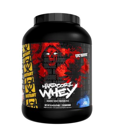 Mutant Hardcore WHEY | 100% Pure Whey Protein | 24g Protein Fast-digesting whey Protein Isolate Plus whey Protein hydrolysate | 70 Servings | 5 LB | Vanilla