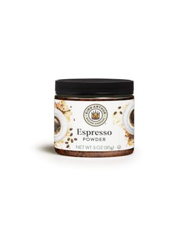 King Arthur, Espresso Powder, Certified Kosher, Reusable Plastic Jar, 3 Ounces Espresso Powder 3 Ounce (Pack of 1)