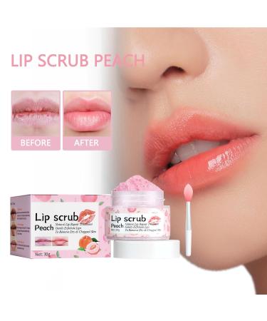 Koahde Natural Lip Peeling - 2 in 1 Lip Care & Repair Sugar Scrub for Cracked & Dry Lips - 30g Sleep Mask - Buy Online on GoSupps.com