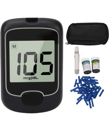 Accurate Blood Glucose Monitor Kit with 50 Test Strips & Lancets | High Accuracy, Large LCD Screen, Portable Design Stainless Steel Pen - Buy Online on GoSupps.com