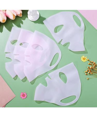 CLISPEED 5pi ces Masques Silicone R utilisables pour Visage avec Support et Protection Hydratante Fournitures de Salon - Buy Online on GoSupps.com