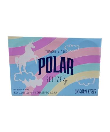 Polar Seltzer Impossibly Good Unicorn Kisses 6 pk 8 oz. cans.