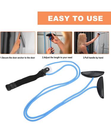 Shoulder Pulley for Physical Therapy Pulleys for Shoulder Rehab Over Door Physical Therapy Equipment for Rotator Cuff Recovery Alleviate Shoulder Pain Shoulder Strength & Range of Motion - Buy Online on GoSupps.com