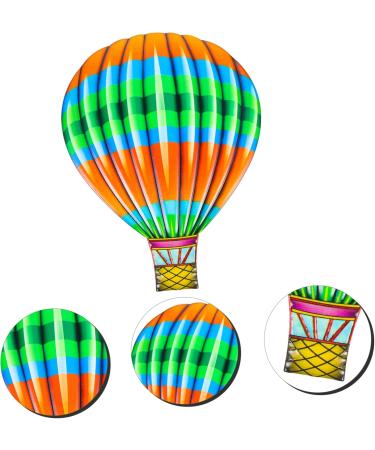 STOBAZA Iron Hot Air Balloon Outdoor Wall Hanging Home Ornament Wall Art Decors Household Child Interior 20.6x26.5x0.5cm As Shown3 - Buy Online on GoSupps.com