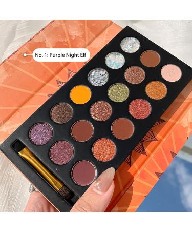 18 Colors Nude Eyeshadow Palette Long Lasting Multi Reflective Shimmer Matte Sequins Pressed Pearls Eye Shadow Makeup Pallet Highly Pigmented Blending Powder Summeishop - Buy Online on GoSupps.com