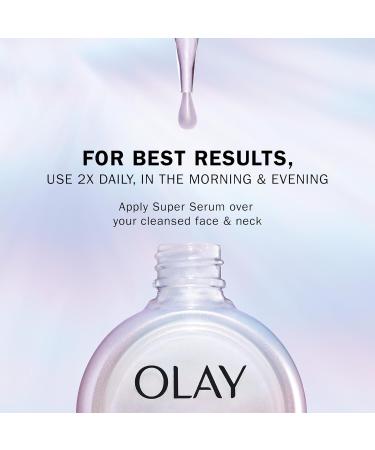 Olay Super Serum Vitamin C Serum for Face with Niacinamide Collagen Peptide Skincare for Anti Ageing & Brightening 30ml - Buy Online on GoSupps.com