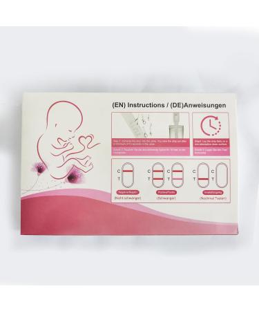 Buy LAOYE Pack of 5 Early Pregnancy Tests - HCG Test Strips (25mIU/ml) - Accurate & Fast Results - International Shipping Available - Buy Online on GoSupps.com