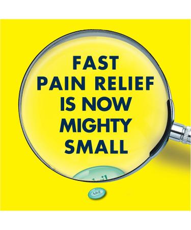 Advil Regular Strength Ibuprofen Pain Relief Mini-Gels Capsules Fast Acting Pain Relief for Migraine Back Neck Joint and Muscle Relief 200mg (70 capsules) - Buy Online on GoSupps.com
