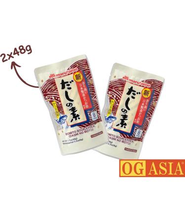 MARUTOMO Dashino Moto Japanese Dashi Powder 2 Pack Authentic Umami Flavor OG ASIA 96g - Buy Online on GoSupps.com