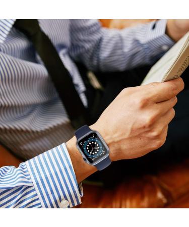 ZEBRE 4-Pack Apple Watch 44mm Case with Built-in HD Screen Protector - Compatible with Apple Watch Series 4/5/6/SE - Clear - 44mm - Buy Online on GoSupps.com