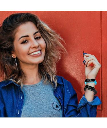 20 Silicone Strap Replacement for Xiaomi Mi Band 4/3 - Mi Fit 3 Bands (20 Colors) - Buy Online on GoSupps.com