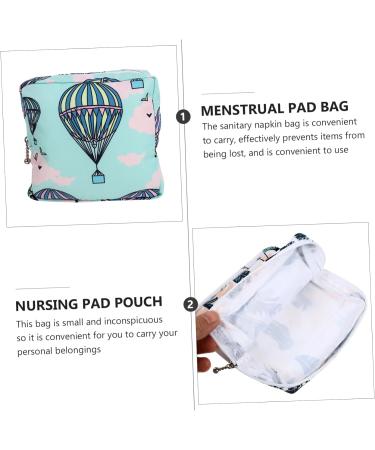 PLAFOPE 4pcs Sanitary Napkin Storage Bag - Multi-function Organizer for Teens and Nursing Moms | Tampon Purse & Makeup Organiser - Buy Online on GoSupps.com