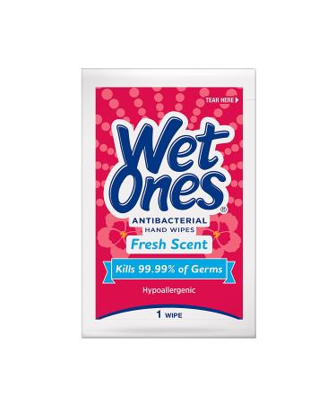 Wet Ones Antibacterial Hand Wipes - Fresh Scent, 24 Count (Pack of 6) - Buy Online on GoSupps.com