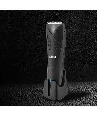 Premium Waterproof Hair & Body Trimmer for Men | Electric Groomer with Replaceable Ceramic Blades & Charging Dock - International Shipping - Buy Online on GoSupps.com