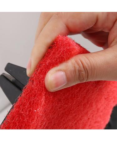 Scrub Sponge Brush with Handle Tub and Tile Cleaning Brush for Cleaning Bathroom Multiple Use Sponge Brush Scrubber Red - Buy Online on GoSupps.com