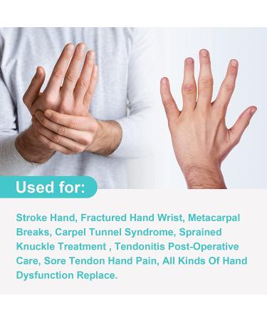 HEERTEE Stroke rest hand splint functional hand brace finger separation night carpal tunnel wrist guard metacarpal rupture tendonitis sprain fracture arthritis hand fixator(Plus) - Buy Online on GoSupps.com