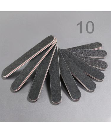 RedFlow Short Style Nail File Set - Professional 100/180 Grit Buffing Files (10 Pack) for Home and Salon Use - Buy Online on GoSupps.com