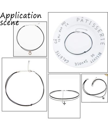 UNICRAFTALE 36pcs Stainless Steel Cord Ends Column Leather End Caps - 3.2-6mm Inner Diameter Terminators for Jewelry Making Kit - Stainless Steel Color - Buy Online on GoSupps.com