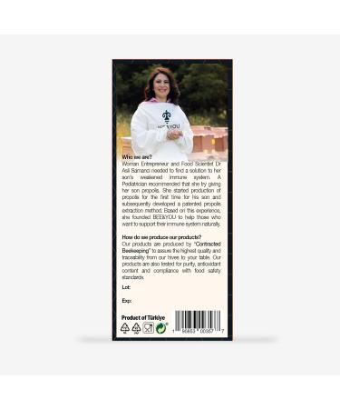 BEE and YOU Propolis Pure Liquid Extract Alcohol Free Soluble in Drinks - High Potency - 200 mg Bee Propolis per serving- High Potency - Zero Sugar - Zero Calorie - Supports Healthy Immune System - Antioxidants Keto Paleo Gluten-Free 1 Fl Oz (1 Pack) - Buy Online on GoSupps.com
