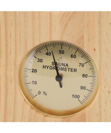 2-in-1 Sauna Thermometer & Hygrometer | High Visibility Indoor Hygrothermograph for Accurate Temperature & Humidity Measurement - Buy Online on GoSupps.com