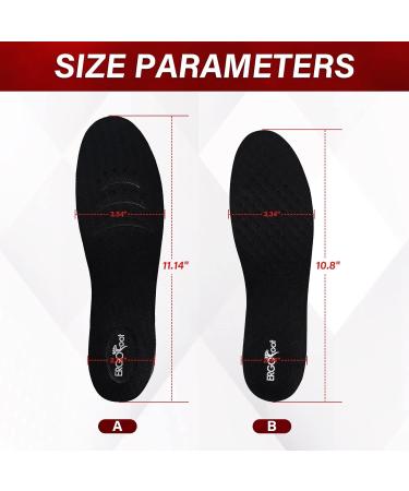 ERGOfoot Height Increase Insoles - 2 Pairs, 4-Layer Air Cushion Design - 3.54 inch Taller Shoes Insoles - Buy Online on GoSupps.com
