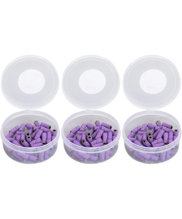 Nail Sanding Bands Smoothing Nail Art Sanding Bands with Storage Box for Manicure (Violet) - Buy Online on GoSupps.com