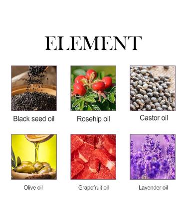 Lilinas Castor Oil Black Seed Oil Rosehip Oil Face Serum Rosehip Oil Black Seed Oil for Face Castor Oills Skin Nourish Organic Golden Castor Oil Collagen Boost Anti Aging( 2 PCS ) - Buy Online on GoSupps.com