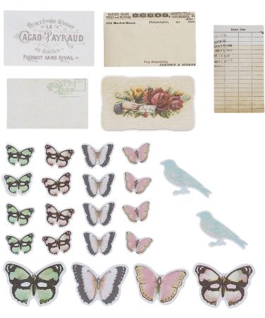 Floral Card Making Kit: 32 Blank Cards, Envelopes, Washi Tape, Stickers, Ephemera & Gift Tags | DIY Greeting Cards Supplies - Buy Online on GoSupps.com