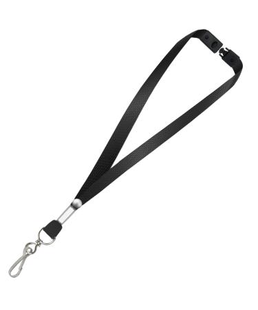 Water Gear Pull-Away Lanyard - Strong and Durable Able to Hold Keys and Whistles - Water Lifeguards Fanny Packs and Water Lifeguards Gear Accessibility - Black Red